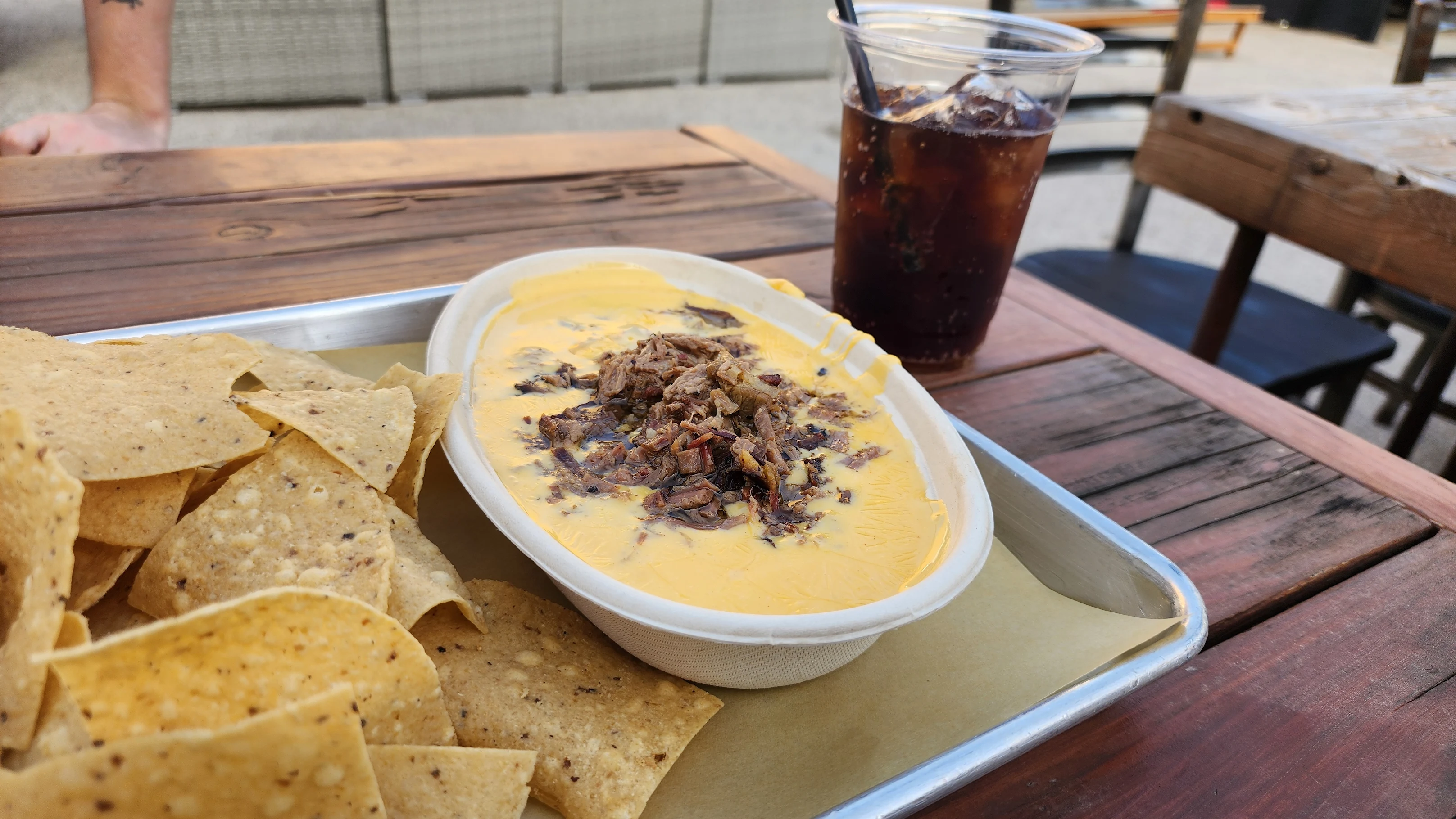 BBQ Queso Nachos